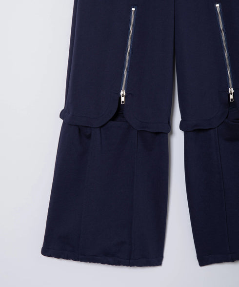 マルチウェイジップラインスウェットパンツ