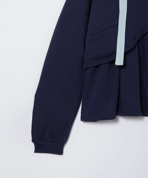 セーラーセットペプラムスウェットジャケット