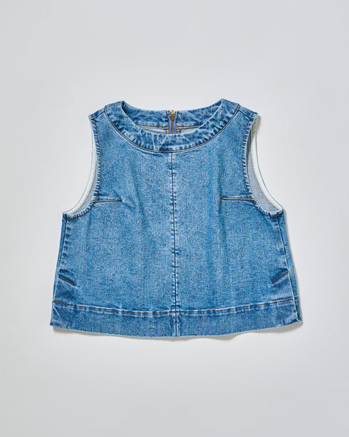 HIGH STRETCH DENIM TANK