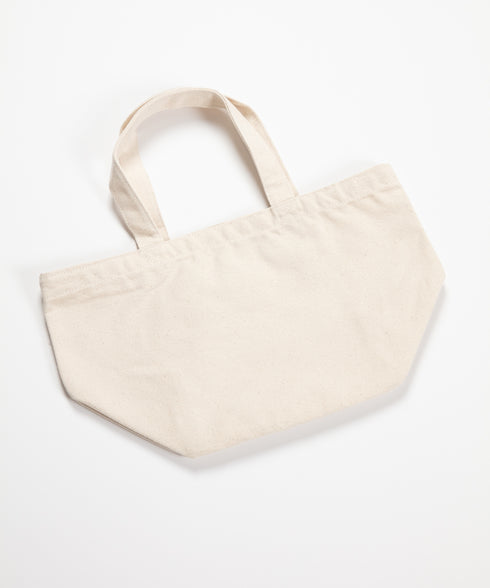 グラフィック キャンバスミニバッグ"LESS IS MORE"