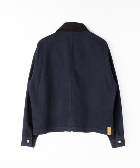 コンフォータブルデニム ジップブルゾン (メンズ)