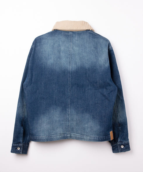 コンフォータブルデニム ジップブルゾン (メンズ)