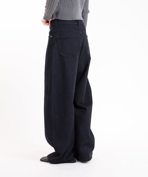 コンフォータブルデニム バレルレッグパンツ