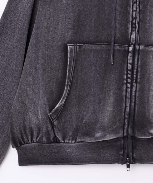 セーラーフードヴィンテージジップパーカー