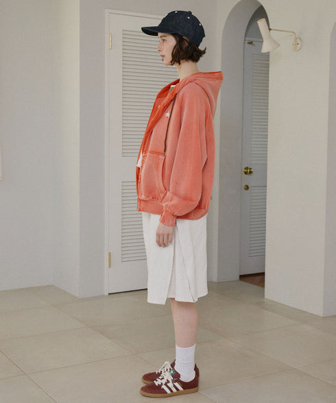 セーラーフードヴィンテージジップパーカー