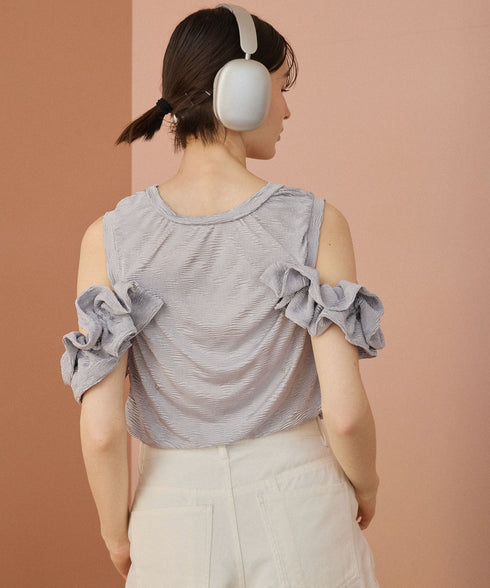 マルチウェイアレンジフリルトップス