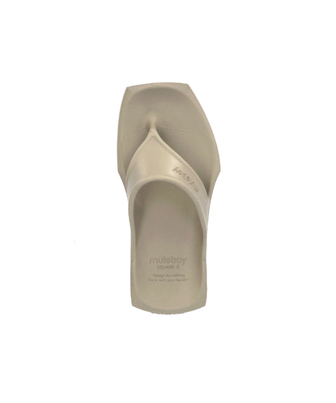 SQUARE X FLIP FLOP(ベージュ2)