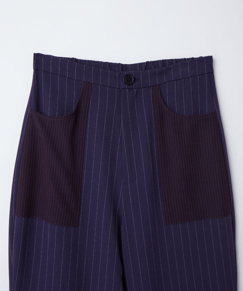 ストライプラップスカート&フレアパンツ