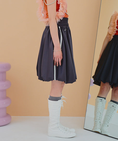 ボクシーバルーンスカート