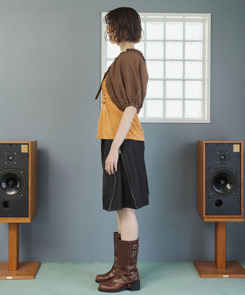 ドライタッチエアリーパフスリーブ