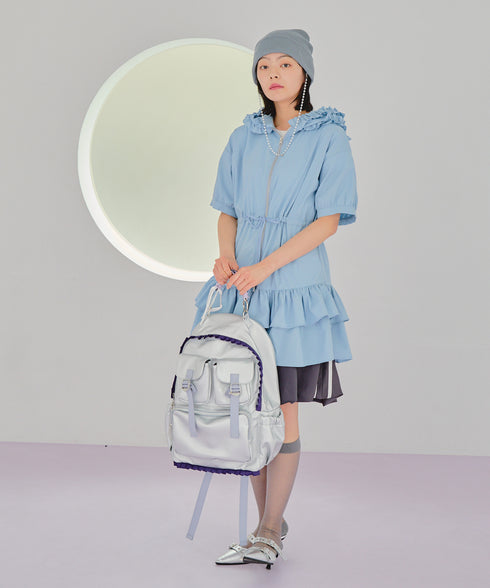 パラコードプリーツバックパック