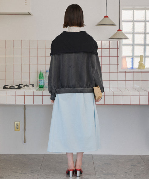 セーラーフードヴィンテージジップパーカー