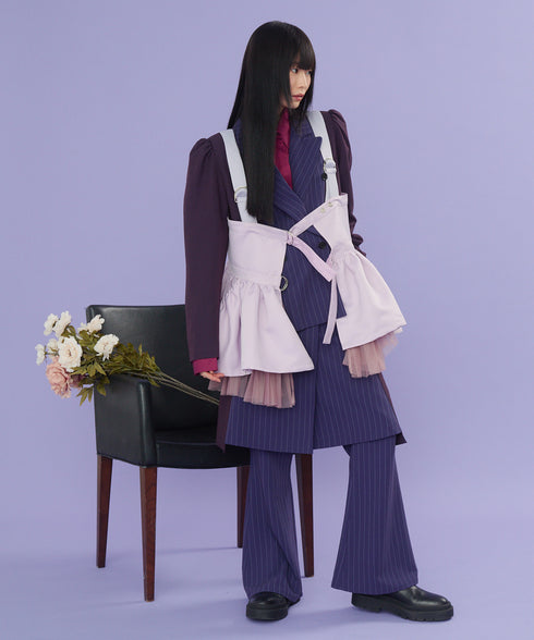 2WAYボリュームレイヤーチュニックベスト