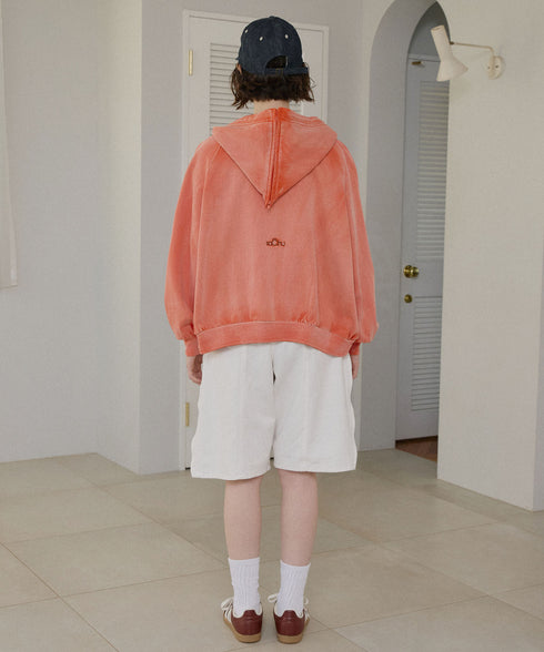 セーラーフードヴィンテージジップパーカー