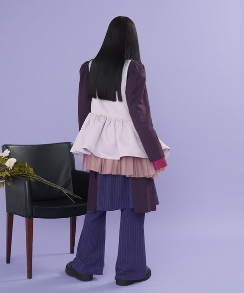 2WAYボリュームレイヤーチュニックベスト