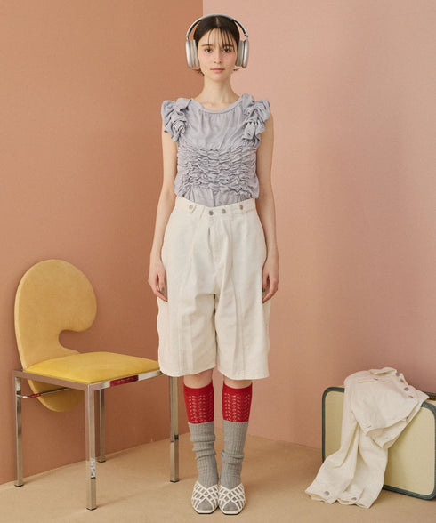 マルチウェイアレンジフリルトップス