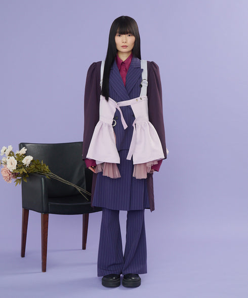 2WAYボリュームレイヤーチュニックベスト