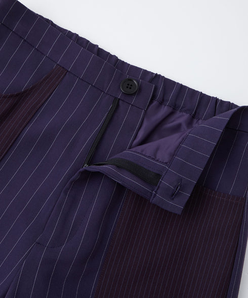 ストライプラップスカート&フレアパンツ