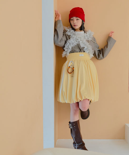 ボクシーバルーンスカート