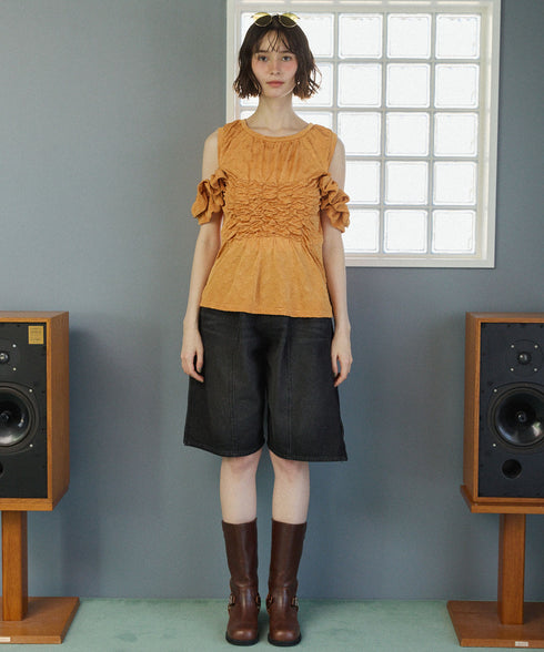 マルチウェイアレンジフリルトップス