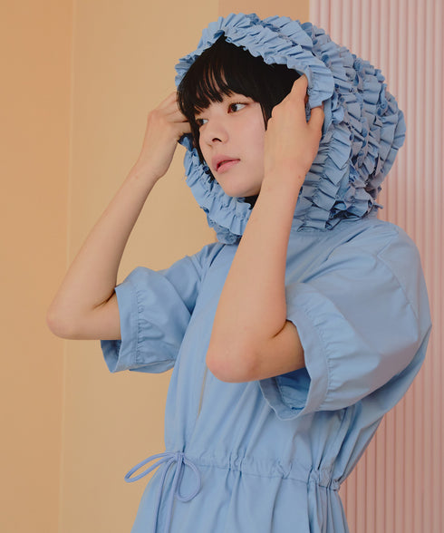 ワイルドギガフリルジップワンピース