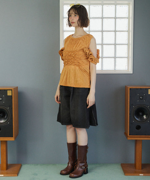 マルチウェイアレンジフリルトップス