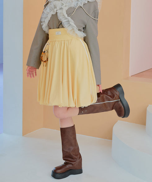 ボクシーバルーンスカート