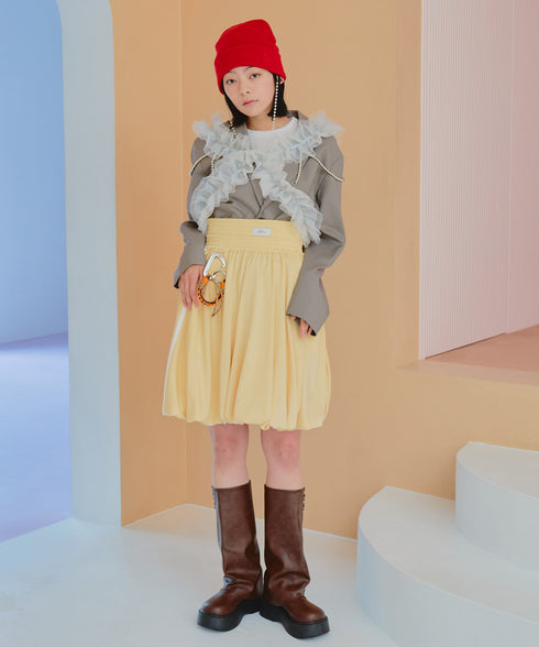 ボクシーバルーンスカート