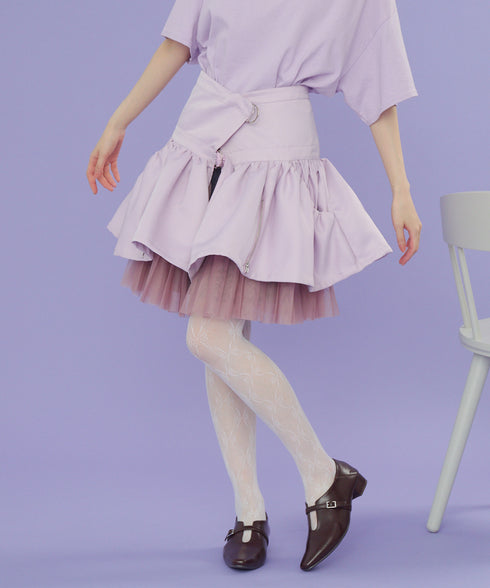 2WAYボリュームレイヤーチュニックベスト