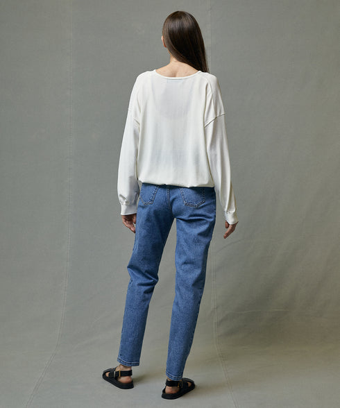 HIGH STRETCH TAPERED DENIM