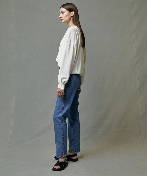 HIGH STRETCH TAPERED DENIM