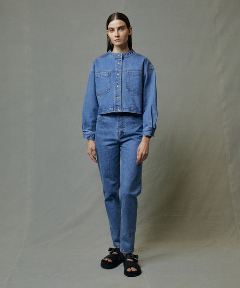 HIGH STRETCH DENIM JACKET