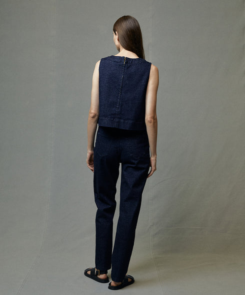 HIGH STRETCH DENIM TANK