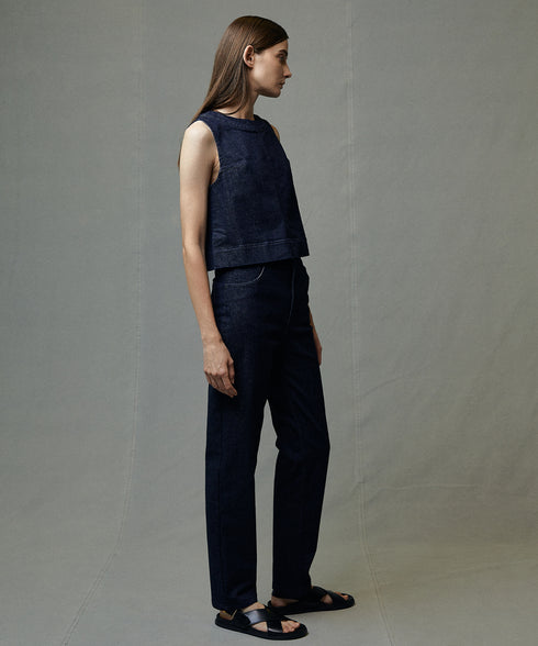 HIGH STRETCH DENIM TANK