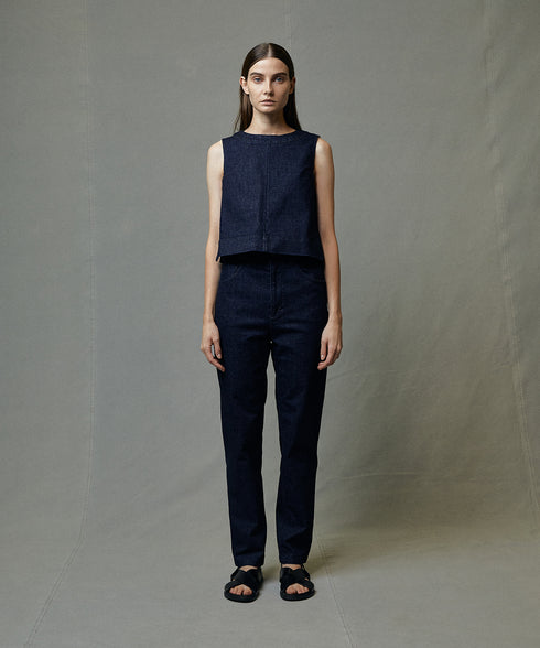 HIGH STRETCH DENIM TANK