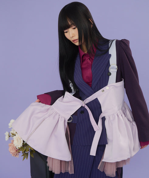 2WAYボリュームレイヤーチュニックベスト