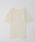 SHEER CREW NECK TEE