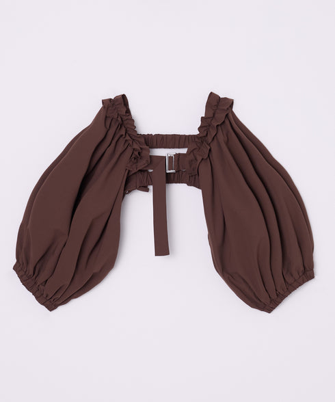 ドライタッチエアリーパフスリーブ