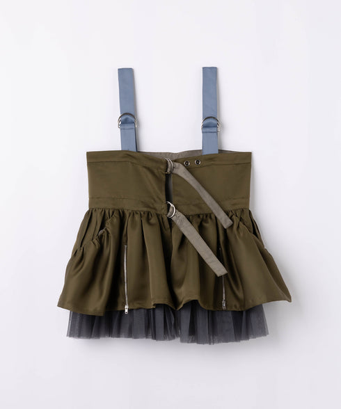 2WAYボリュームレイヤーチュニックベスト