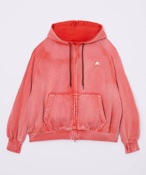 セーラーフードヴィンテージジップパーカー