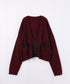 リラックスドローコードジップカーディガン