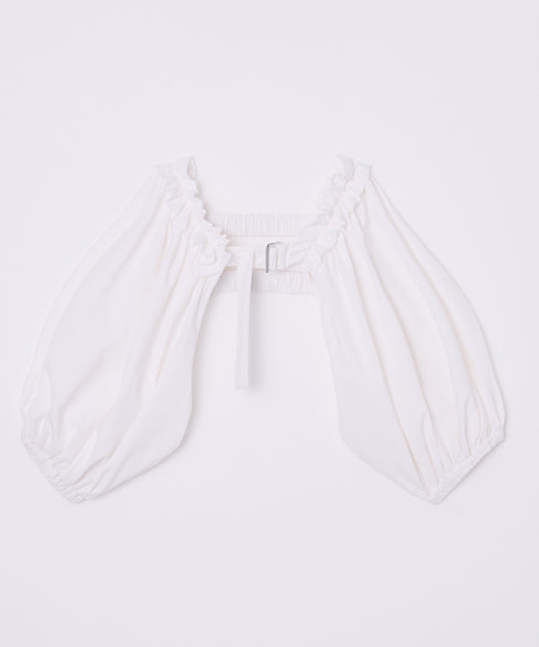 ドライタッチエアリーパフスリーブ