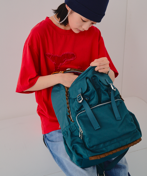 パラコードプリーツバックパック