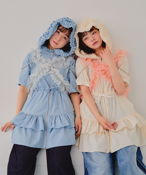 ワイルドギガフリルジップワンピース