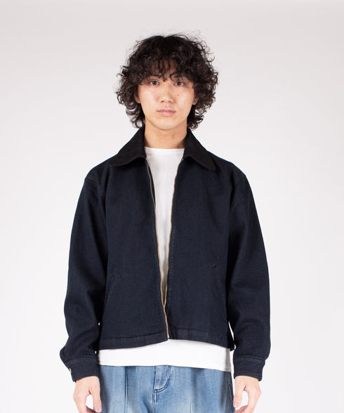 コンフォータブルデニム ジップブルゾン (メンズ)