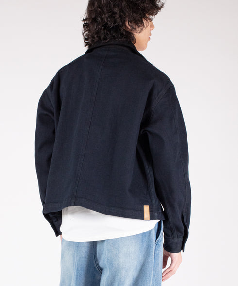 コンフォータブルデニム ジップブルゾン (メンズ)