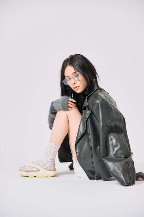 SQUARE Z FLIP FLOP(ペールイエロー)