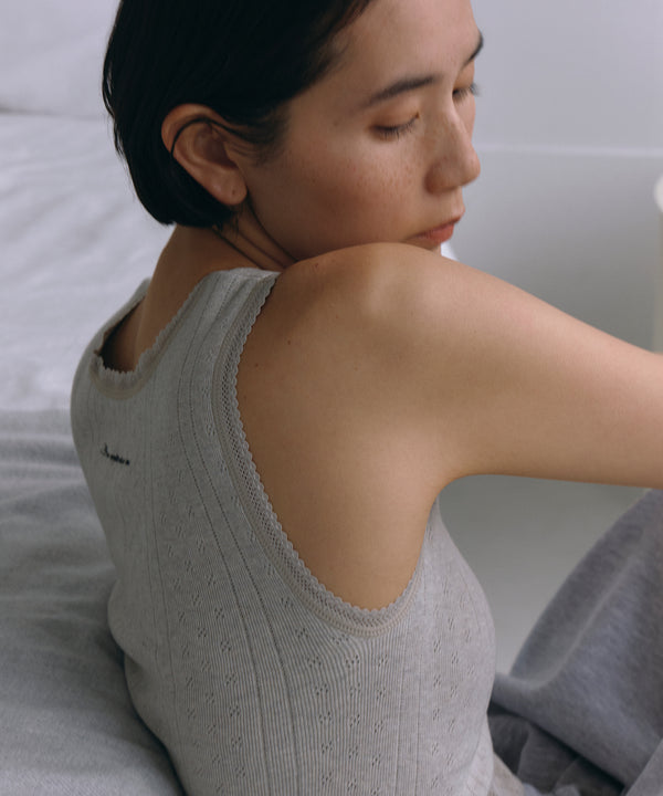 PALM CUP ORGANIC COTTON SLEEVELESS