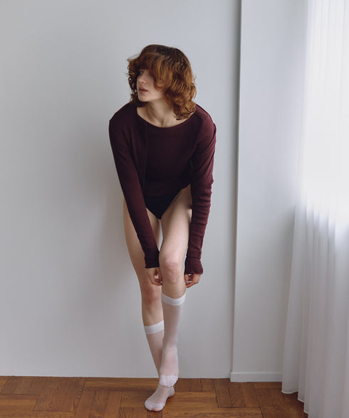 POINTELLE BATEAU PULLOVER