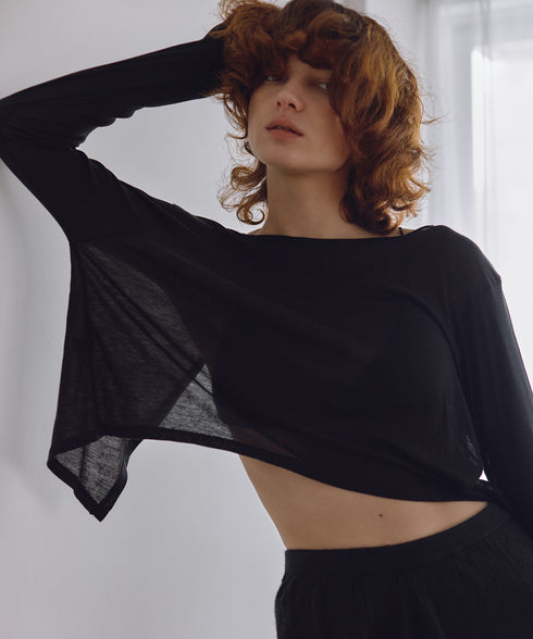 SHEER 2-WAY CARDIGAN
